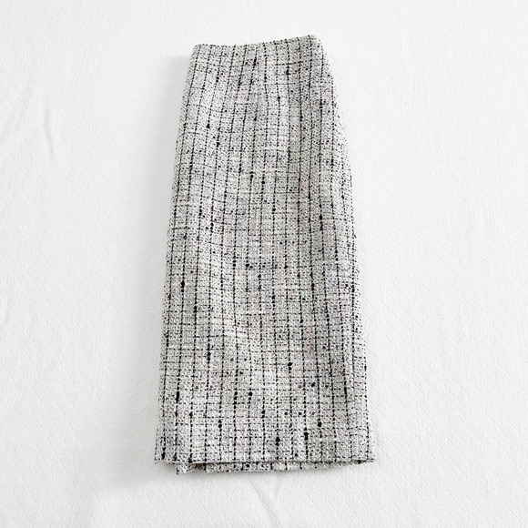 Karl Lagerfeld Woven Knit Pencil Skirt Multicolor SZ06 - Picture 7 of 7